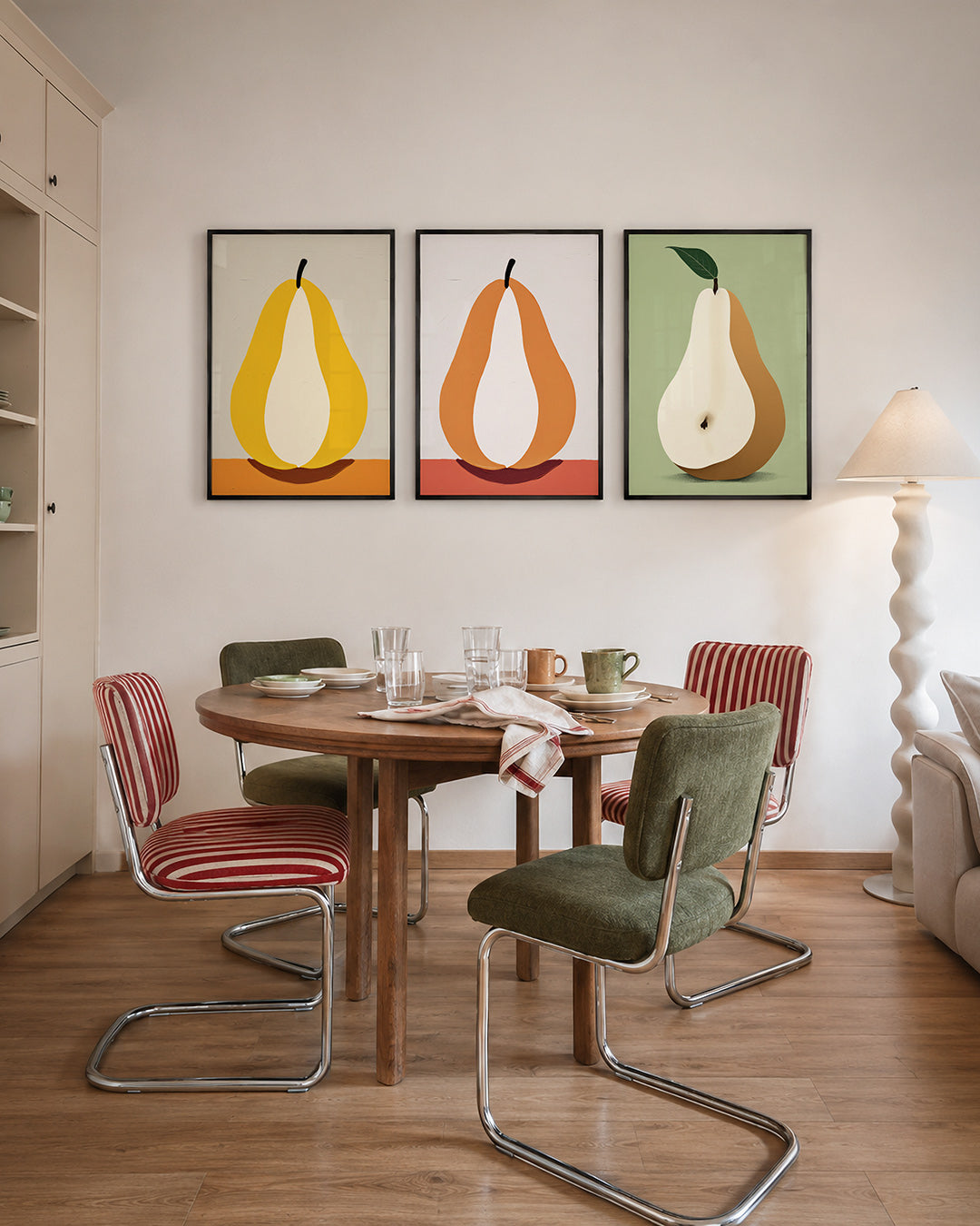 Vruchtvorm en kleur Posterset