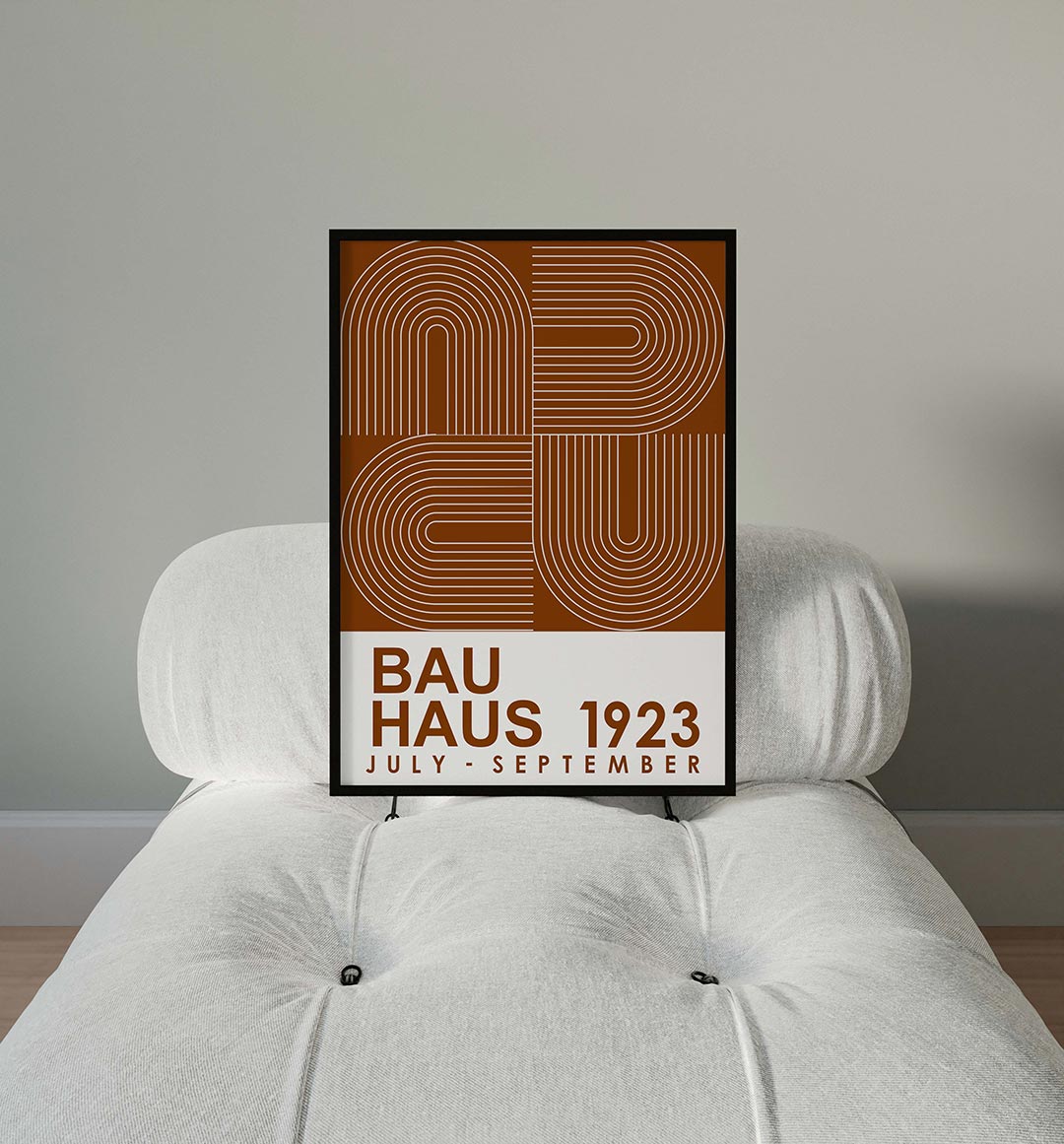 Lijnen en vlakkenspel Poster