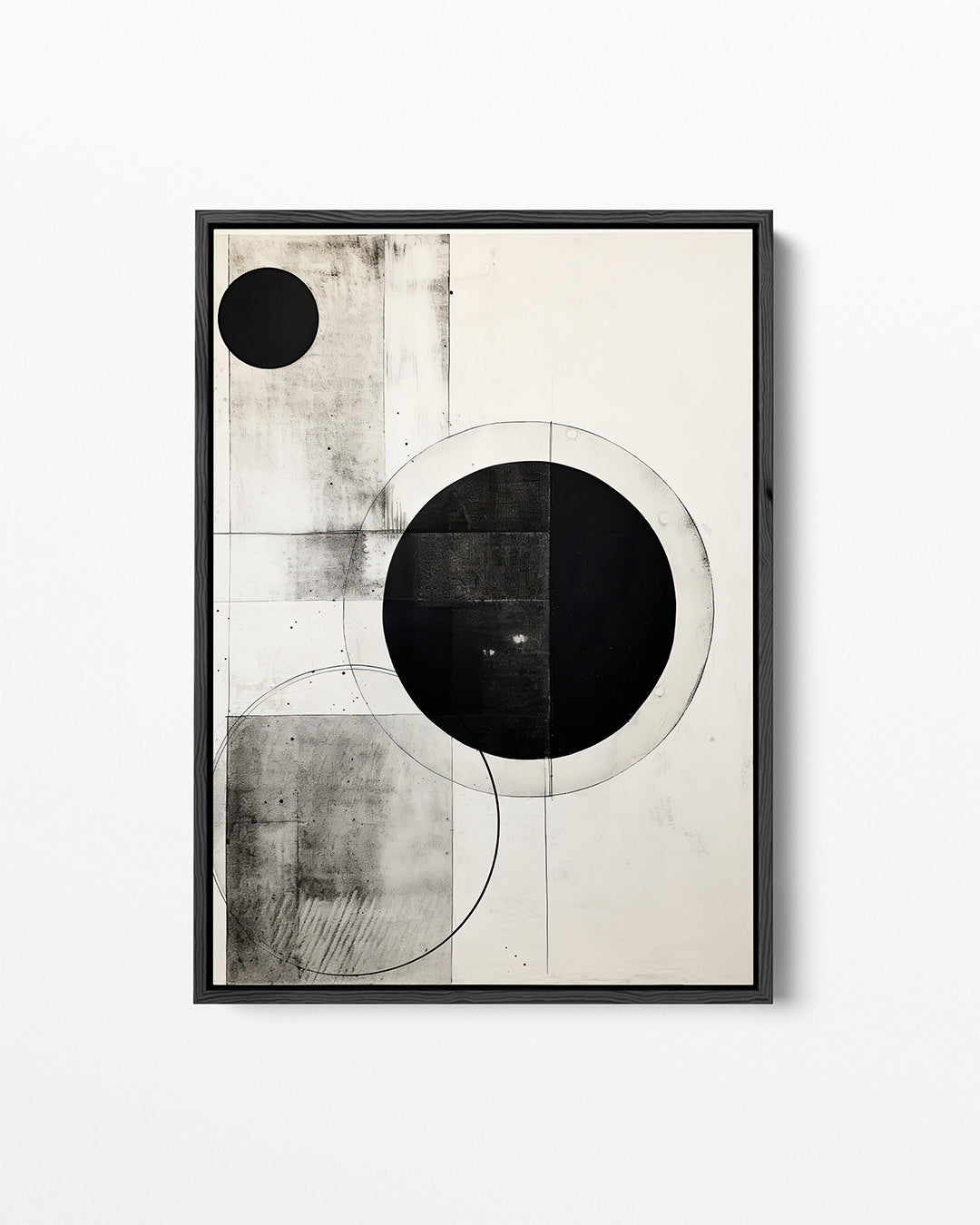 Geometrische vormen compositie Kunstwerk
