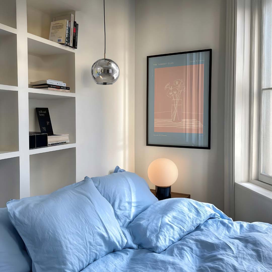 Elegante Bloemenvaas Poster-WallArtistic