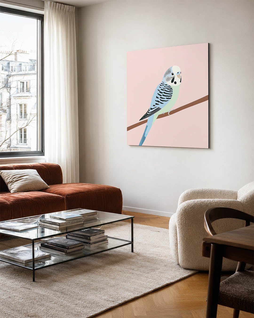 Vogel op tak Kunstwerk