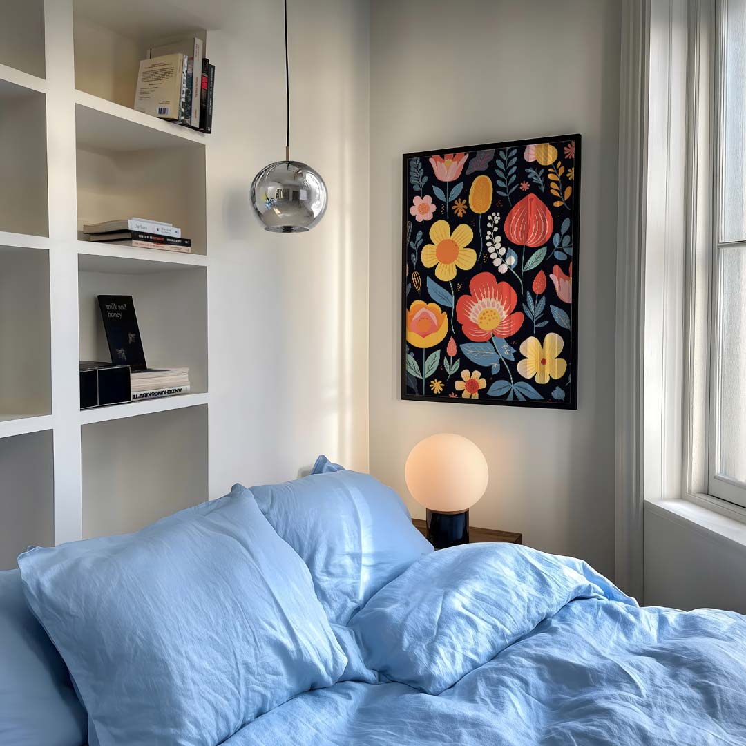 Bloemenparadijs Wanddecoratie Poster-WallArtistic