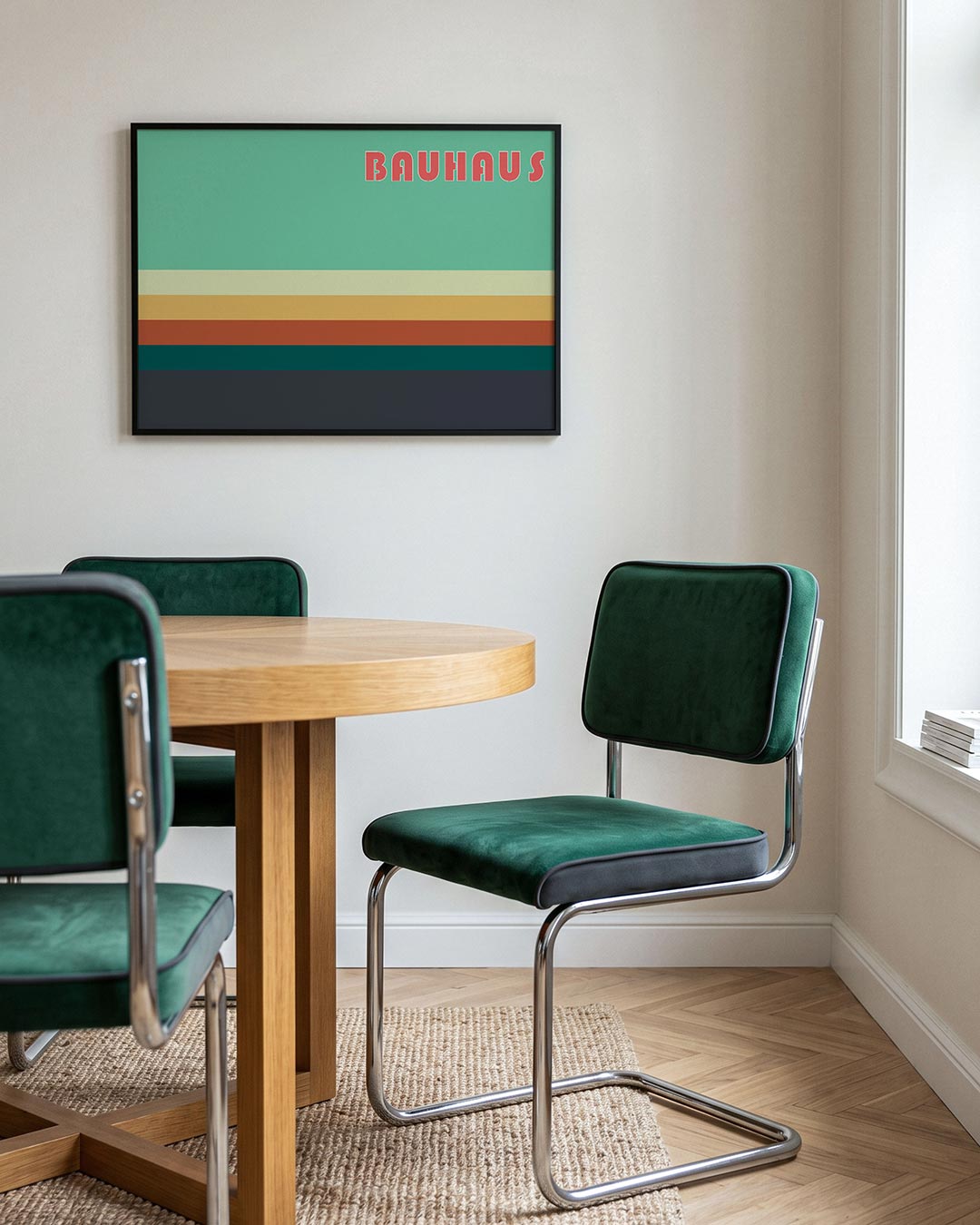 Horizontale kleurvlakken Poster