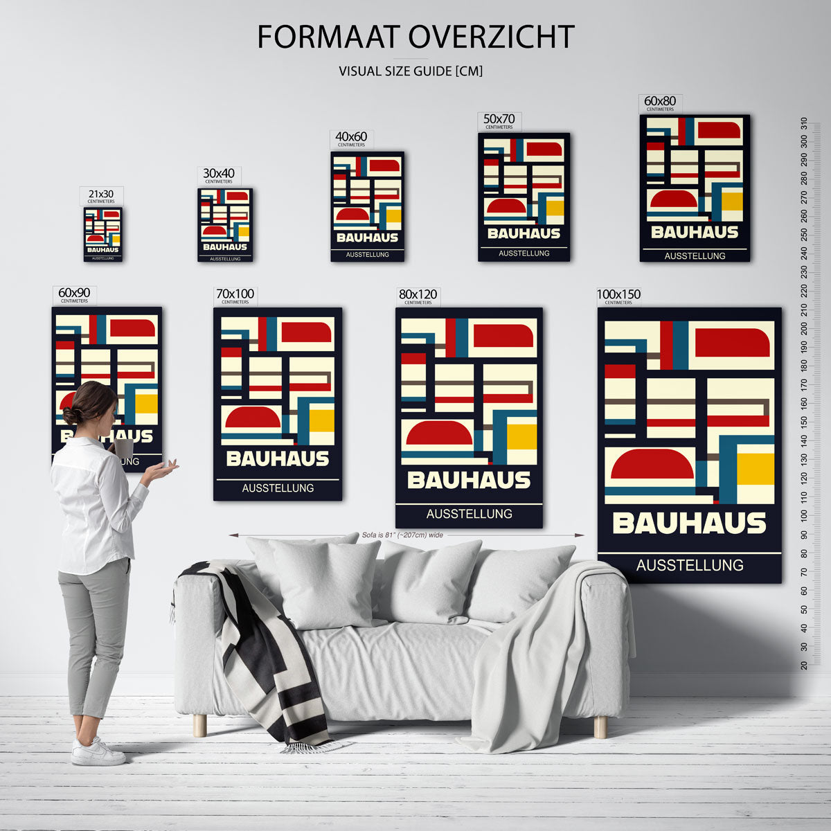 Vormen en vlakkenspel Poster
