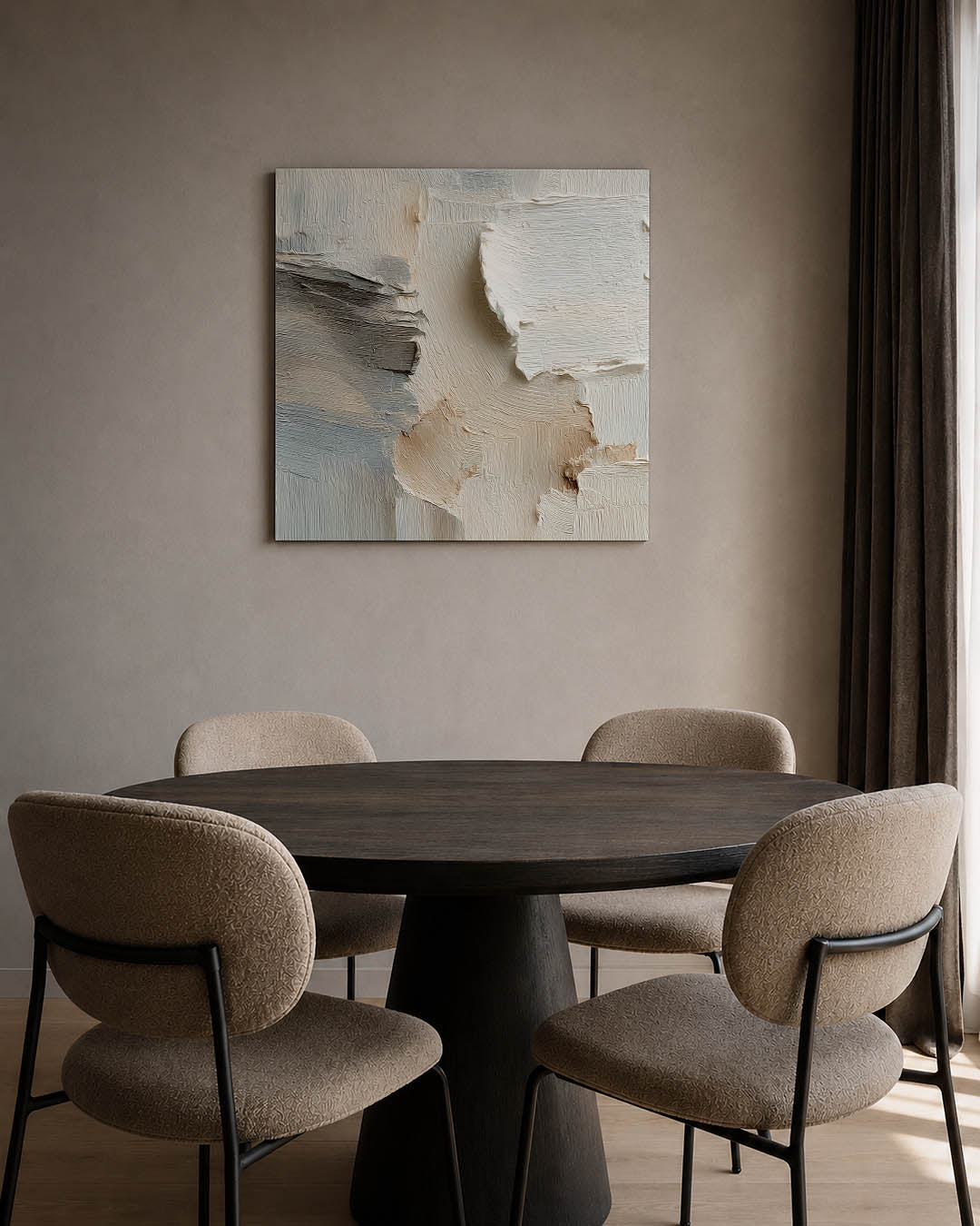 Textuur en neutraliteit Kunstwerk