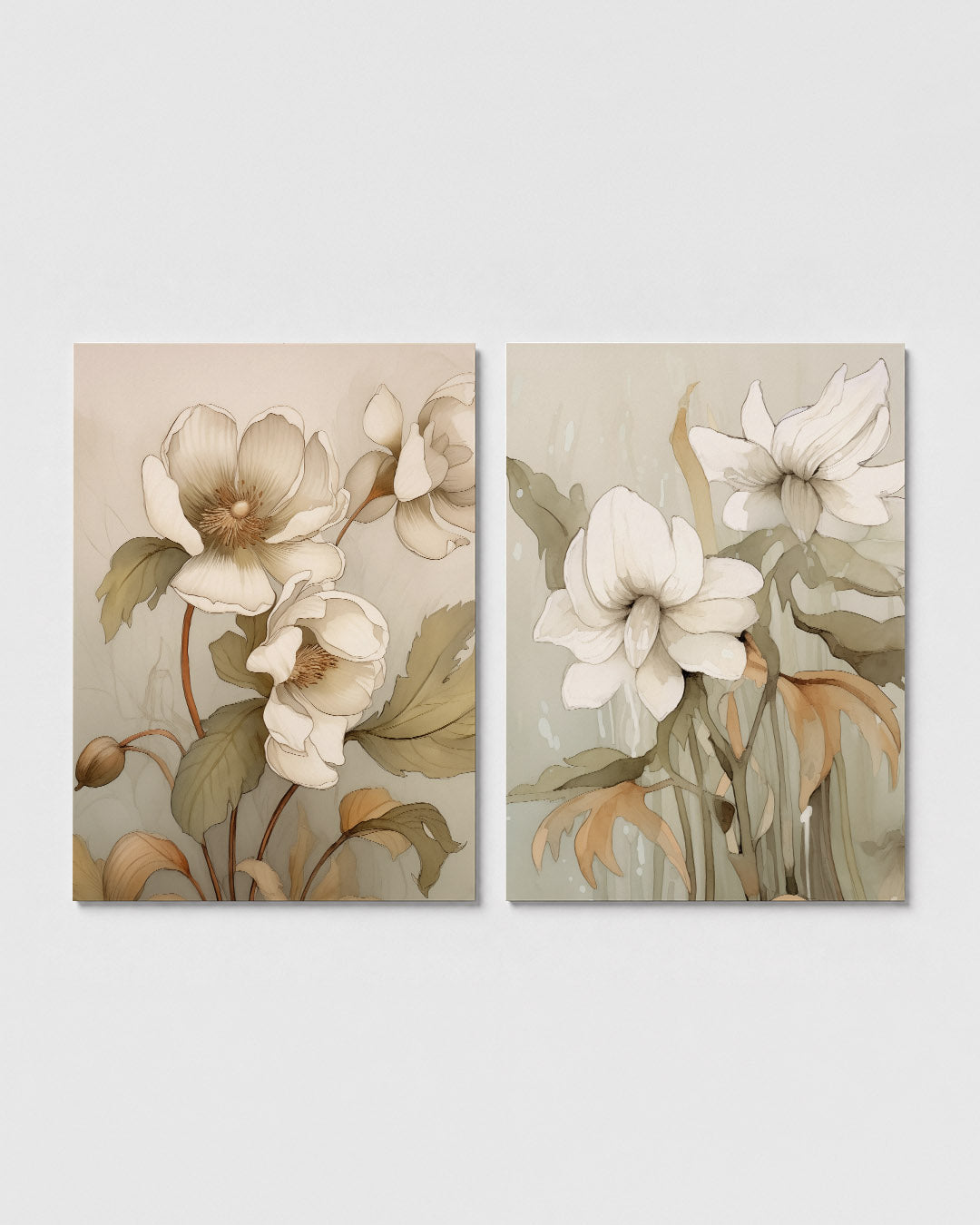 Bloemrijke elegantie Posterset