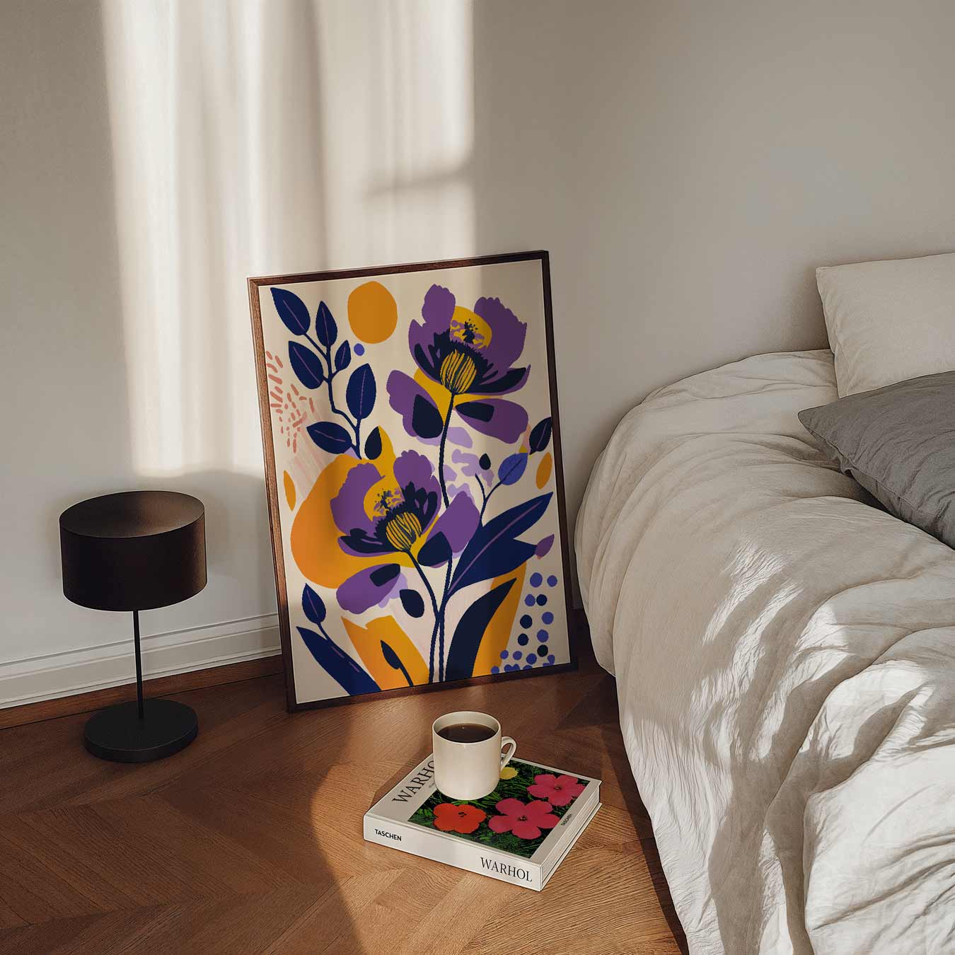Vrolijke Bloemendroom Poster-WallArtistic