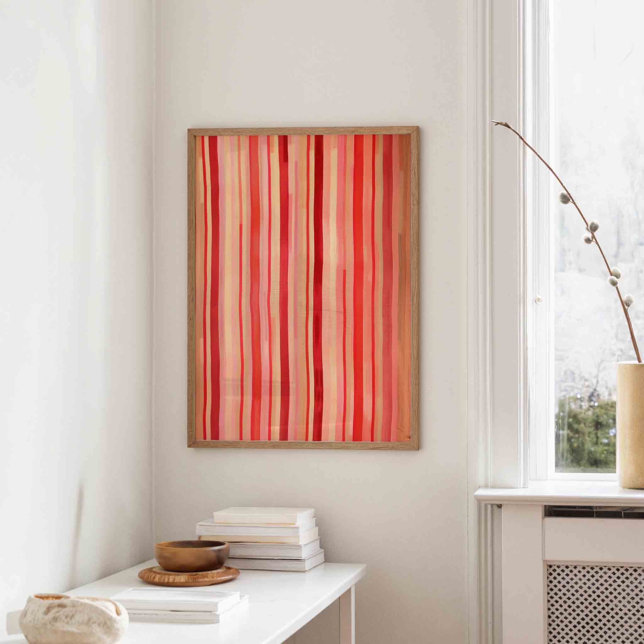 Verticale strepen Poster