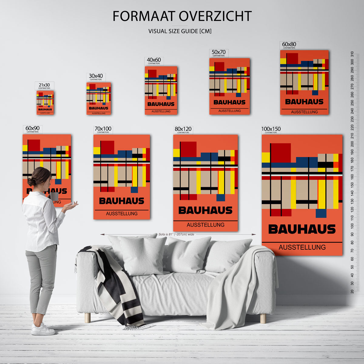 Vorm en kleur Poster