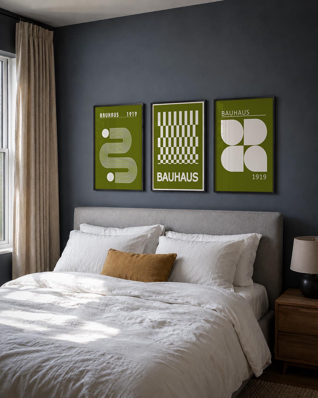 Lijnen en vlakkenspel Posterset