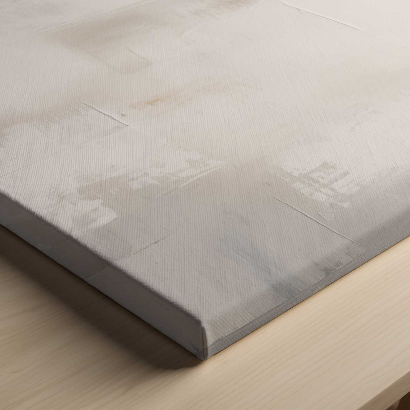 Subtiele Abstractie in Neutrale Tint Kunstwerk-canvas-dibond-plexiglas-wanddecoratie-WallArtistic
