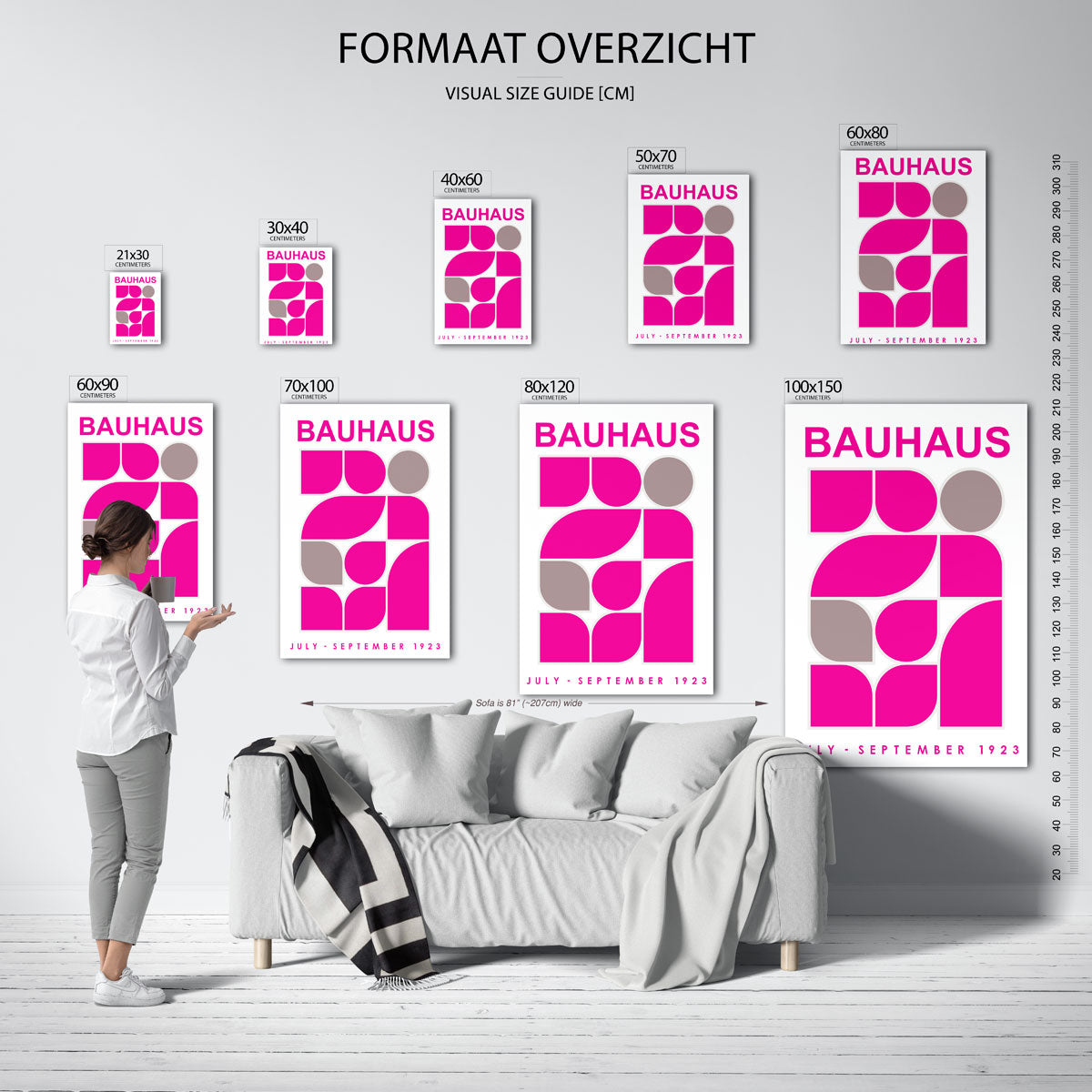 Vormen en vlakken Poster