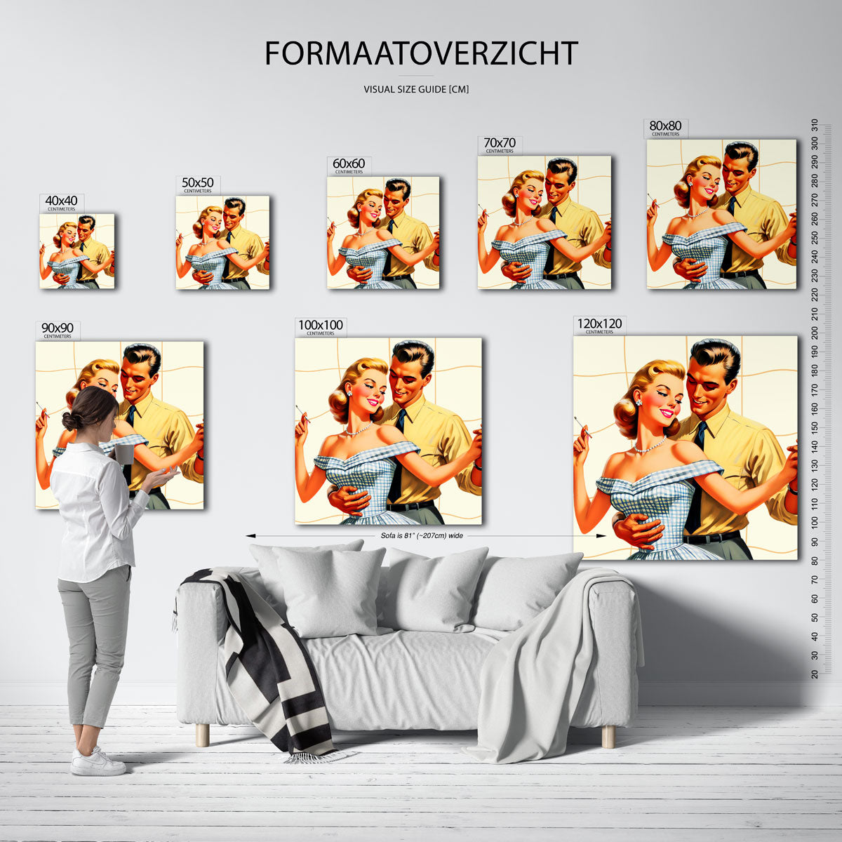 Dansend koppel Poster