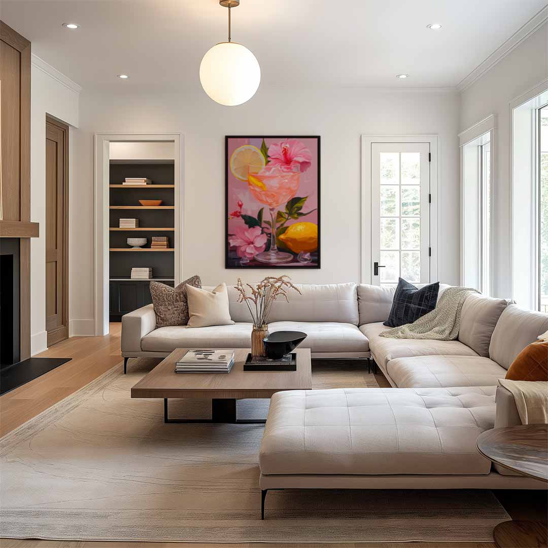 Zomerse Verfrissing Kunstwerk-canvas-dibond-plexiglas-wanddecoratie-WallArtistic