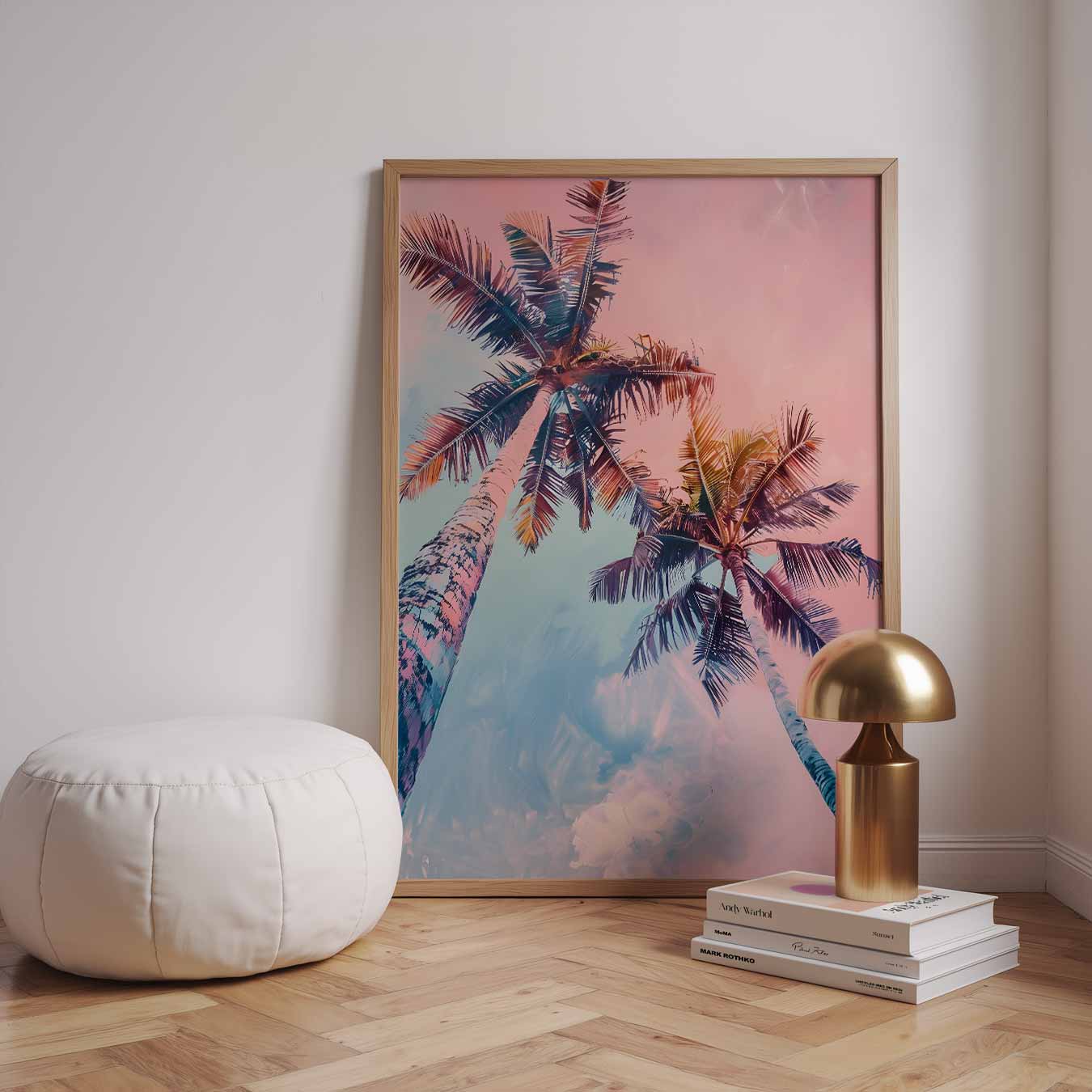 Tropische Palmboom Droom Poster-WallArtistic