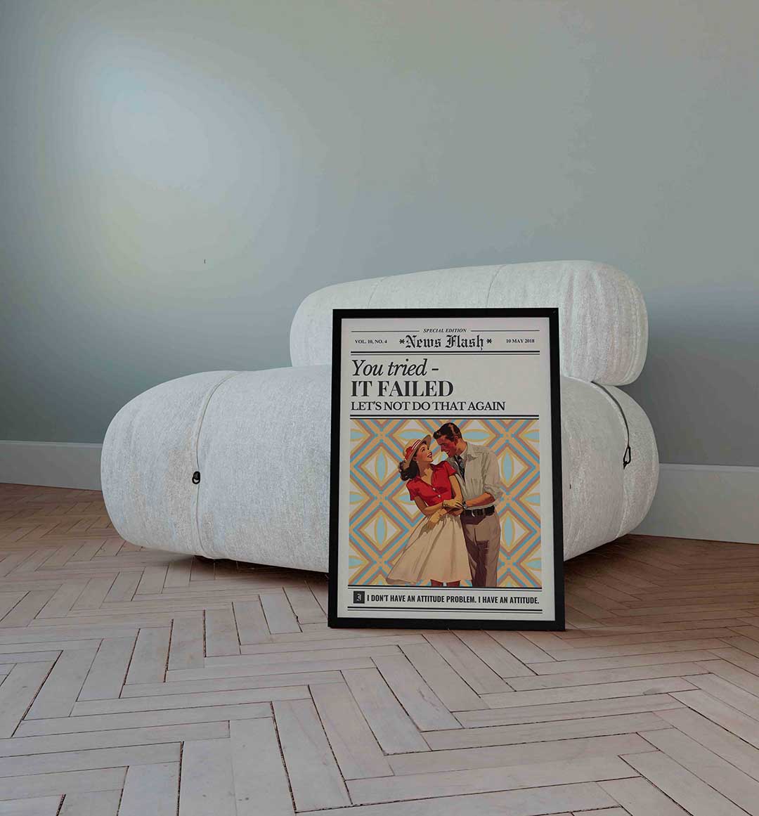 Retro koppel Poster