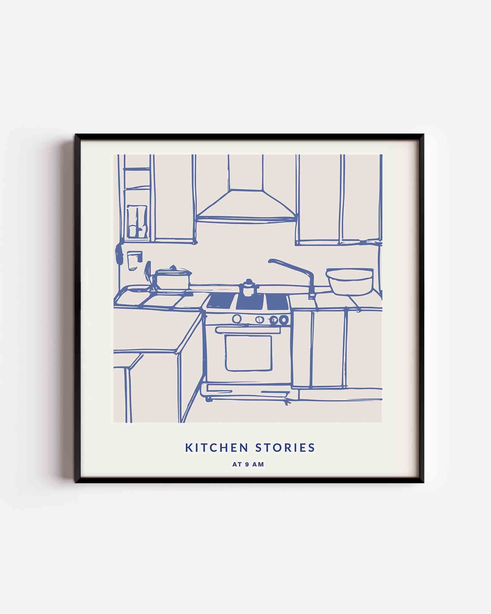 Keuken schets Poster