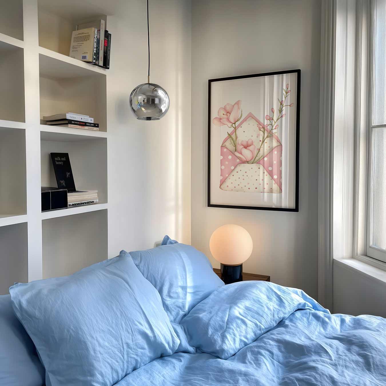 Bloemenbrief Poster-WallArtistic