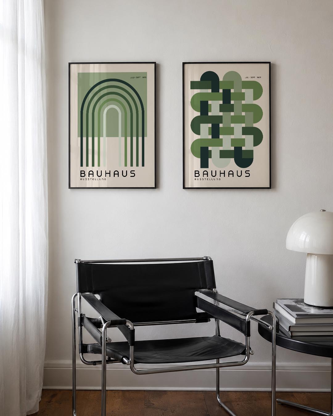 Boogvormen en lijnen Posterset
