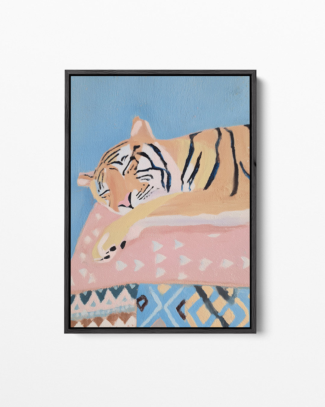 Dromende tijger Kunstwerk