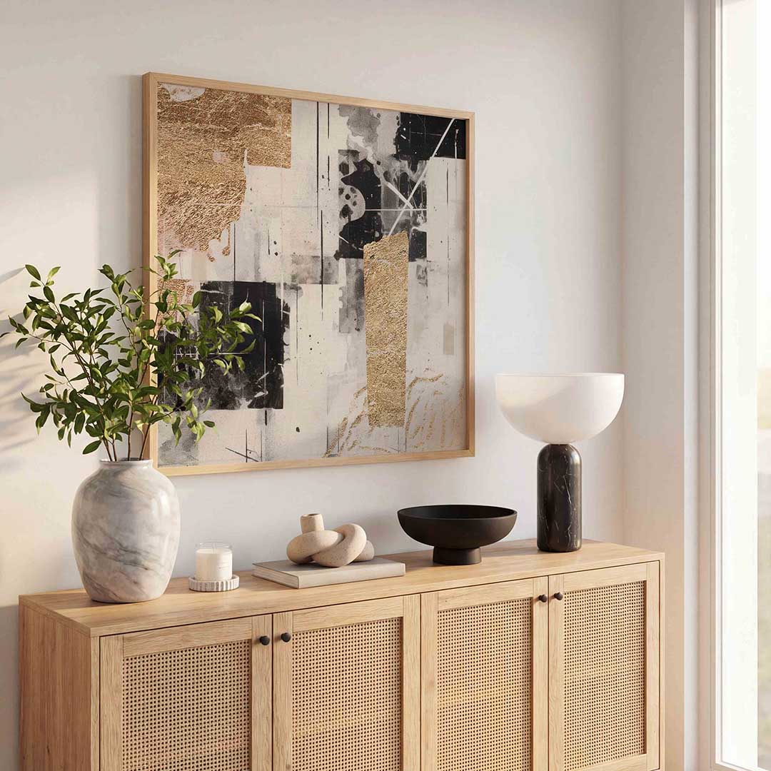 Abstracte vormen Poster
