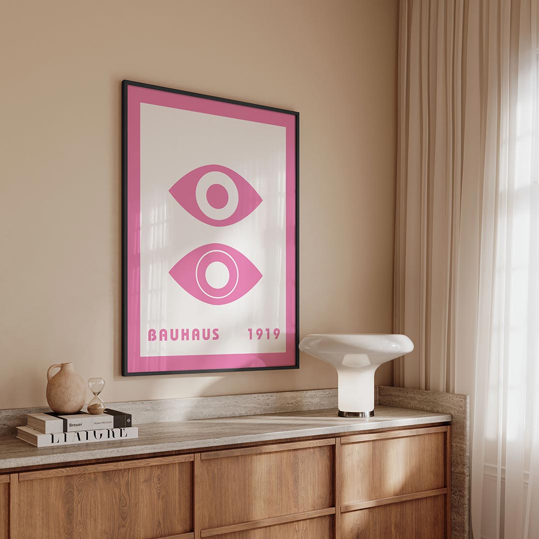 Oogvormen en kleur Poster