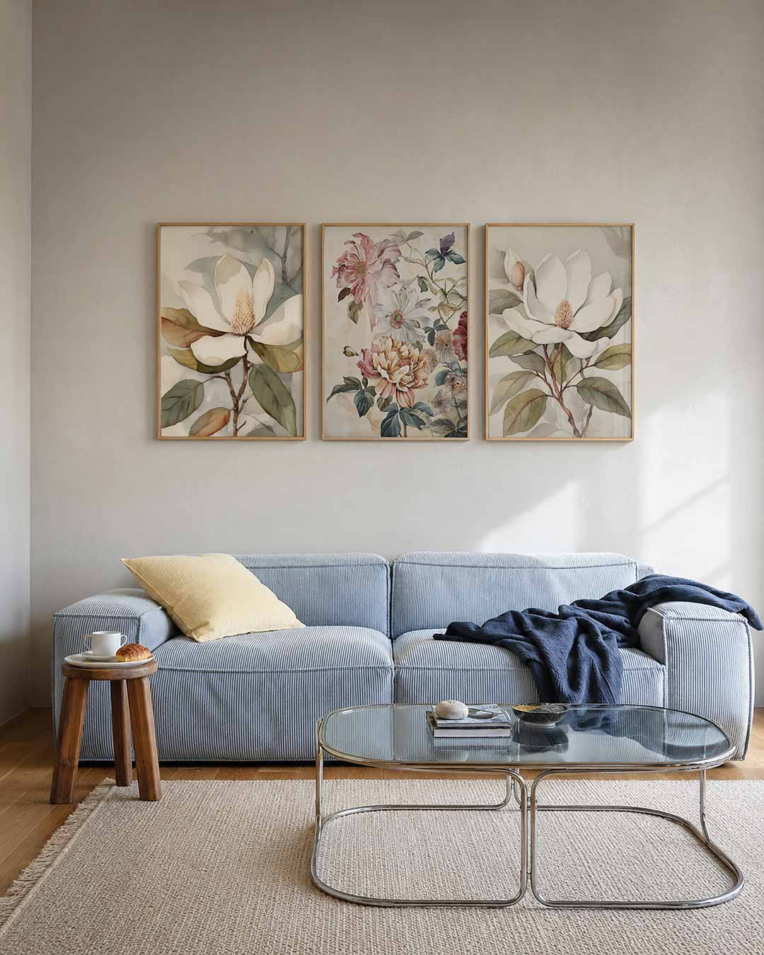 Bloem en bladeren Posterset