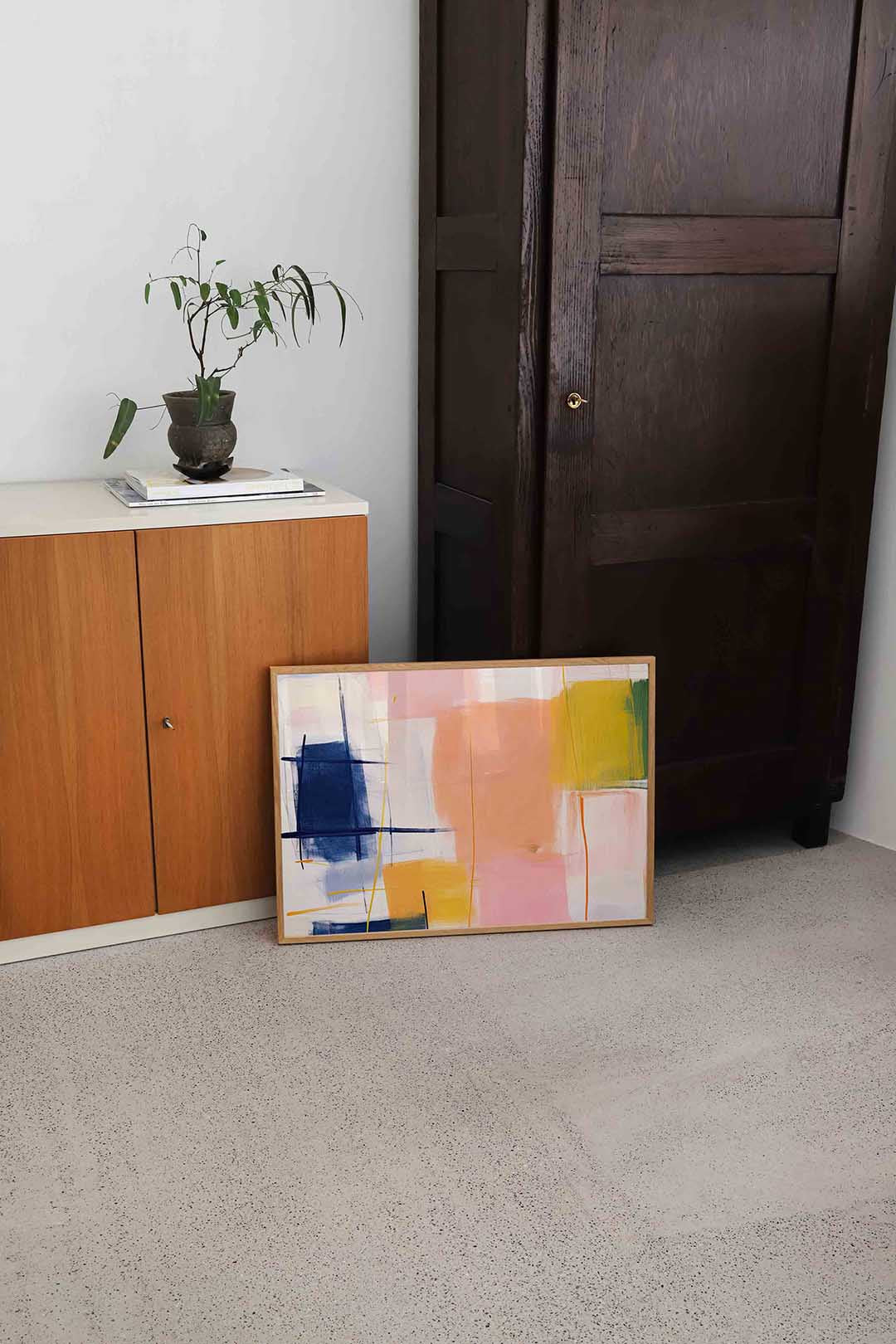 Abstracte vormen Poster