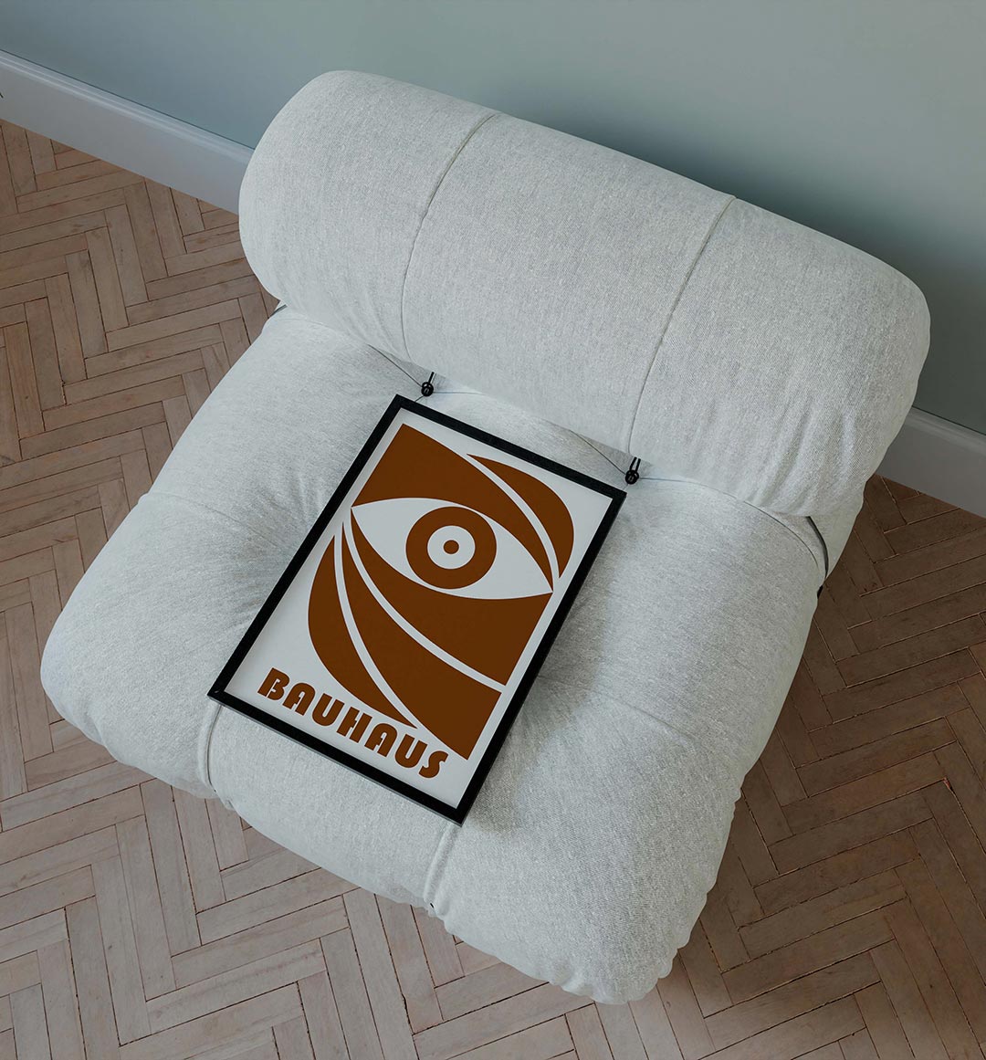 Oog en lijnen Poster
