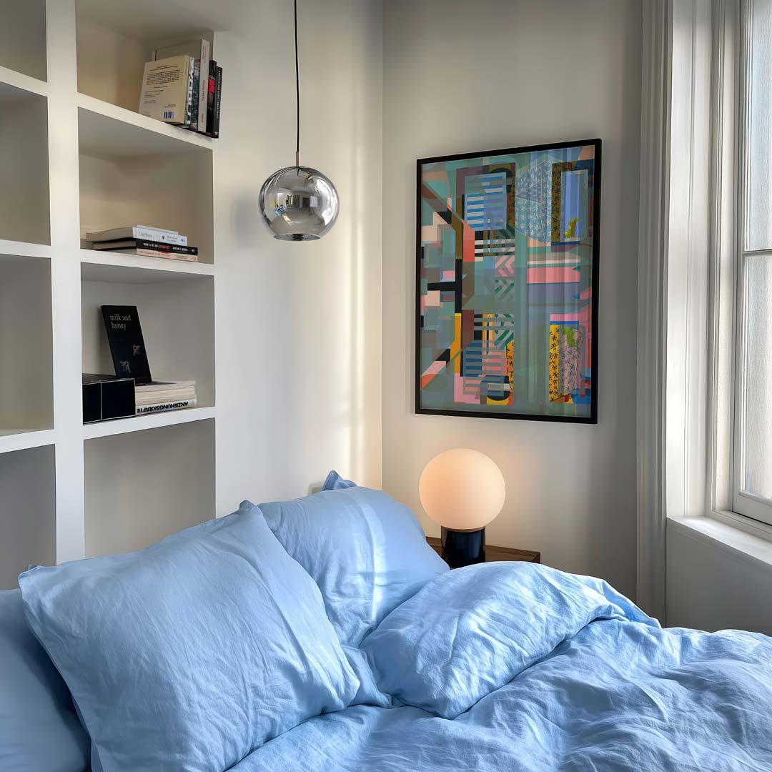 Abstracte Kleurenexplosie Poster-WallArtistic