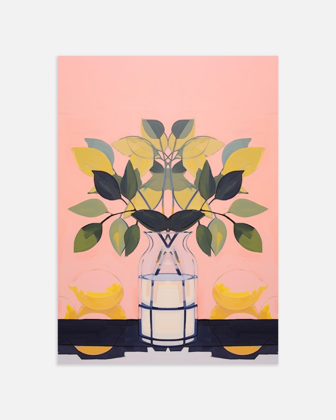 Rustieke Bloemenvaas Poster