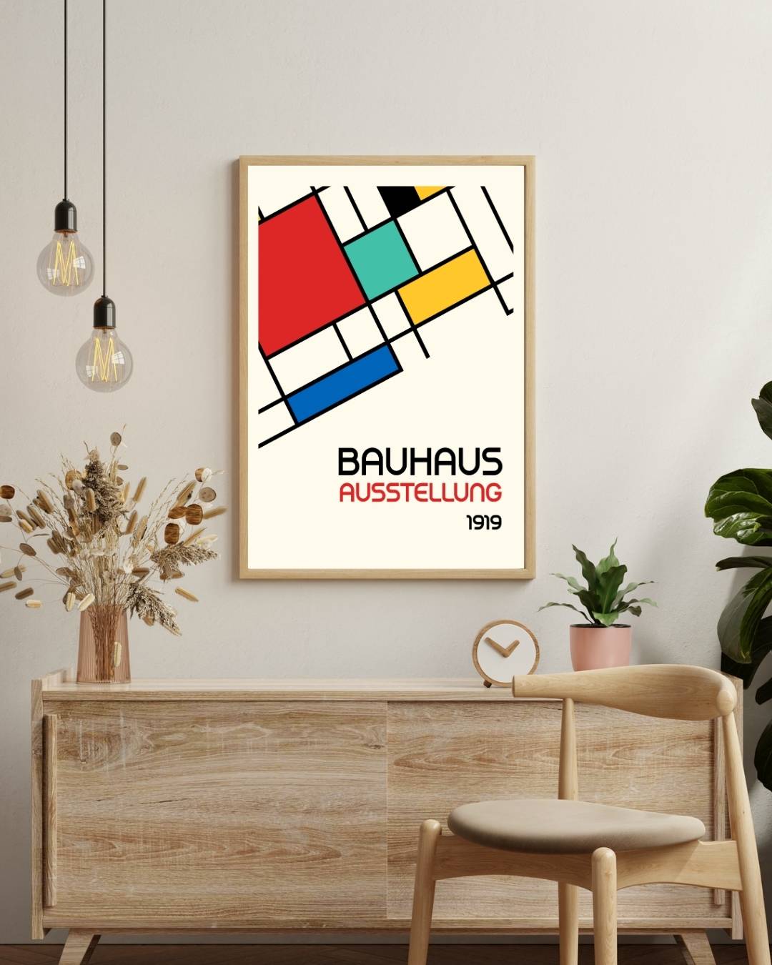 Blue Blocks Poster