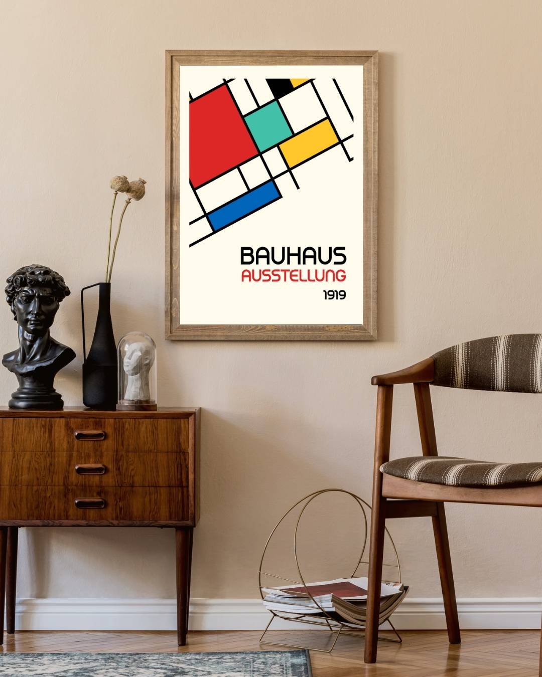 Blue Blocks Poster