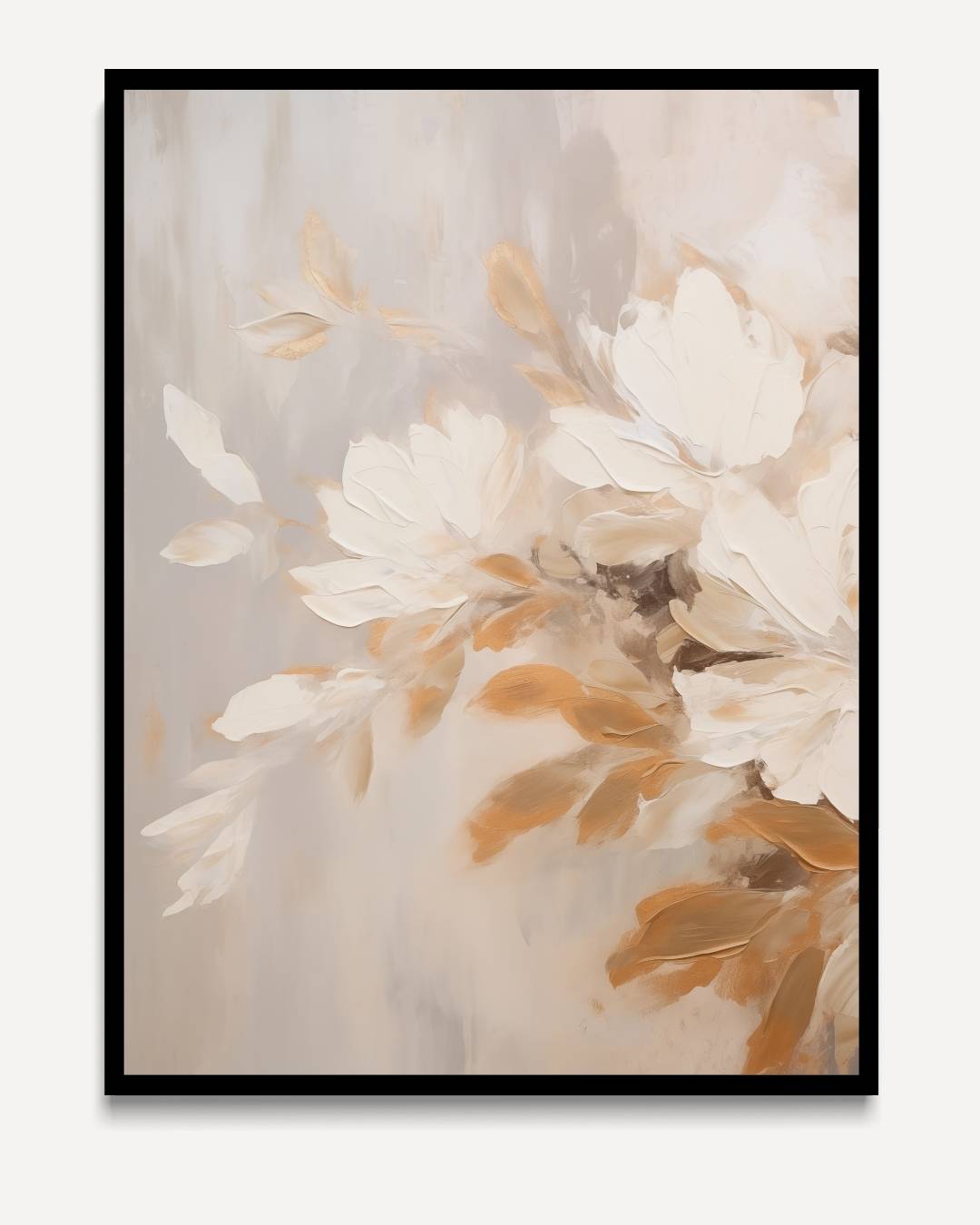 Soft flowers in beige