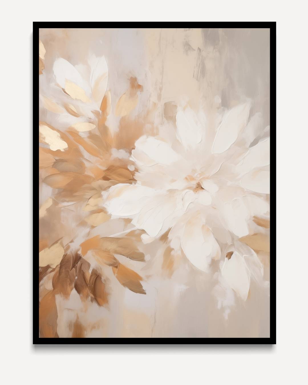 Flowers in warm tones 