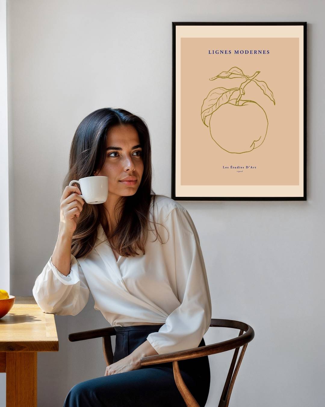 Appel botanical line Poster