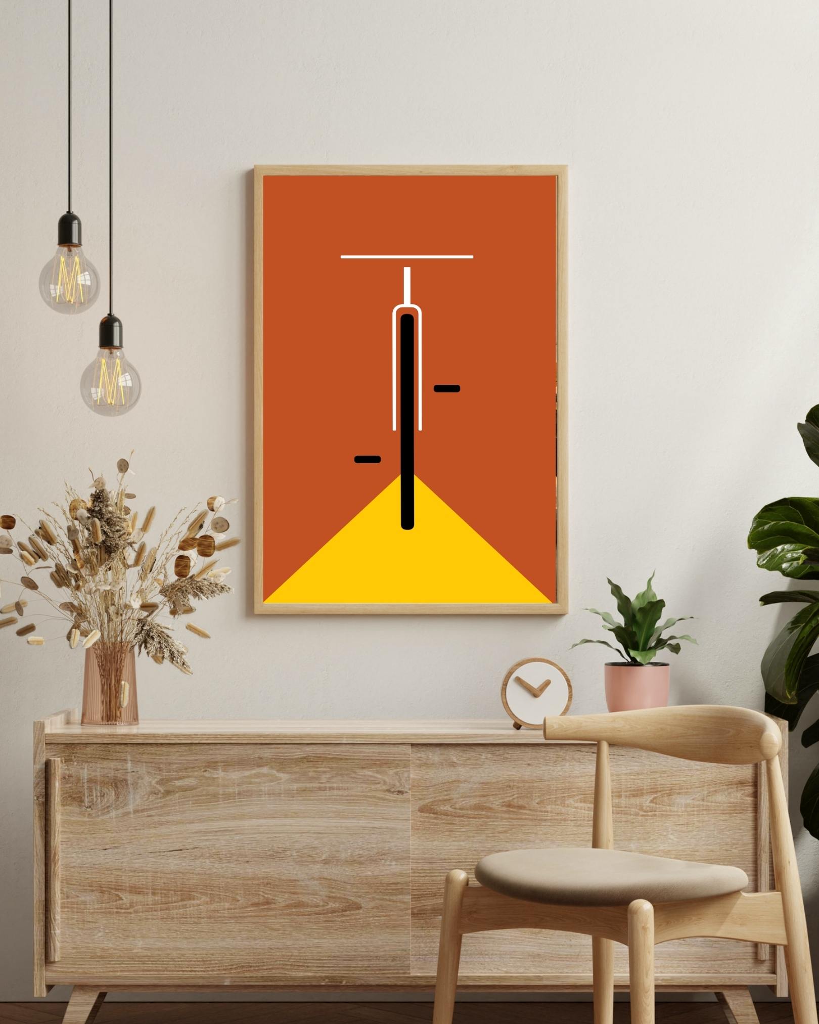Bicycle red Poster