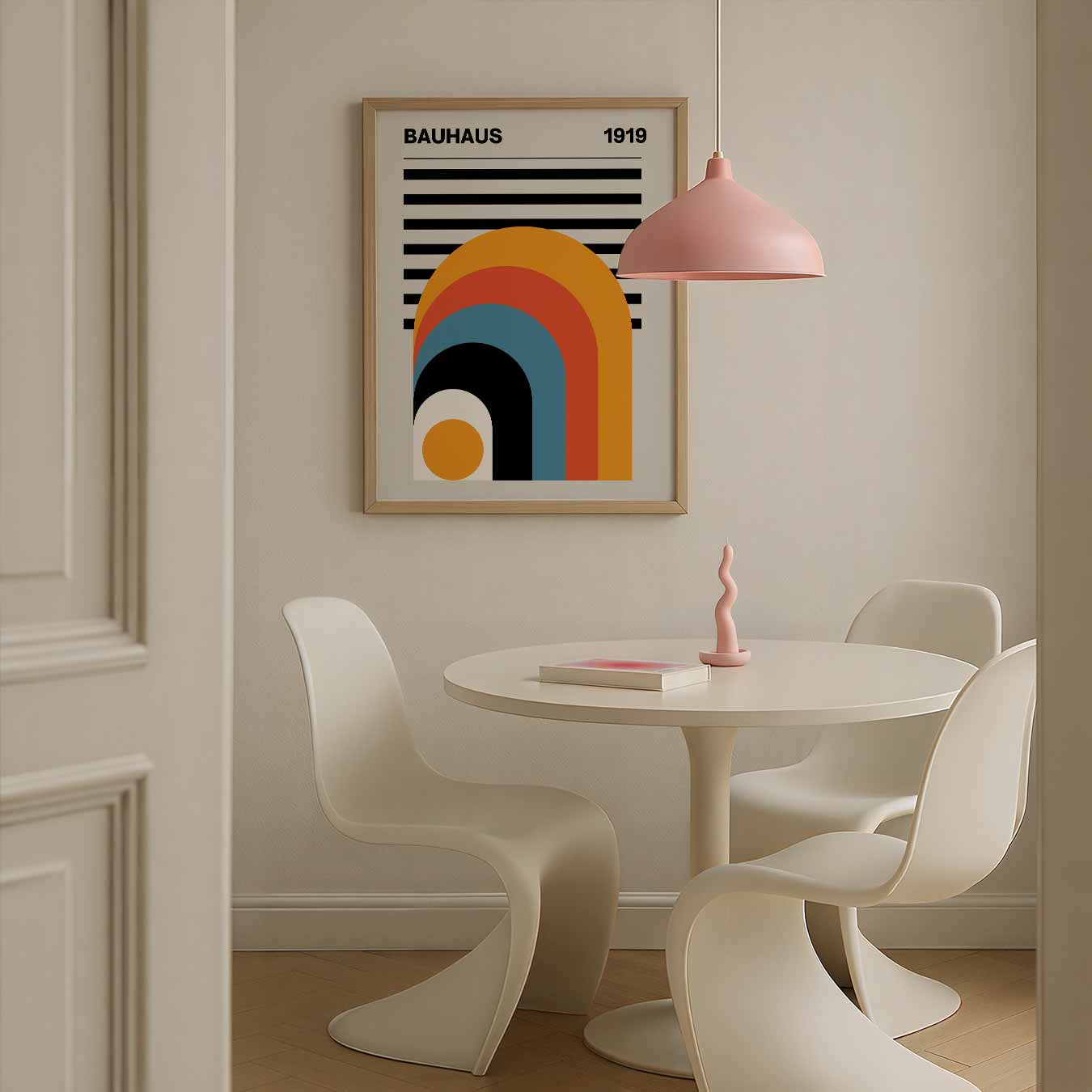 Stylish Retro Rainbow Poster