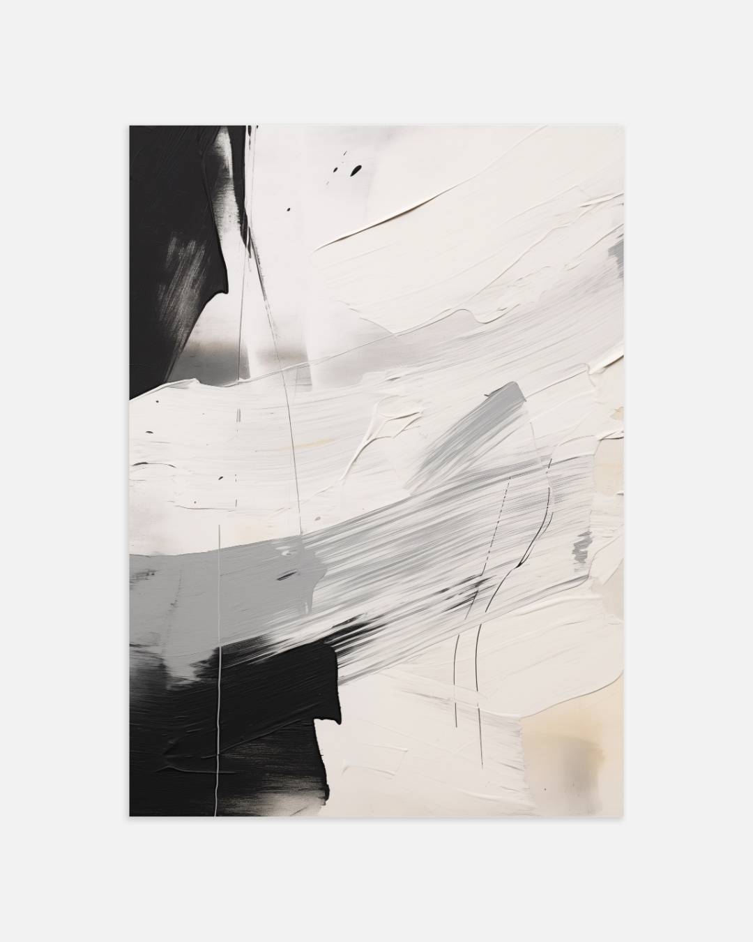 Modern contrast Poster