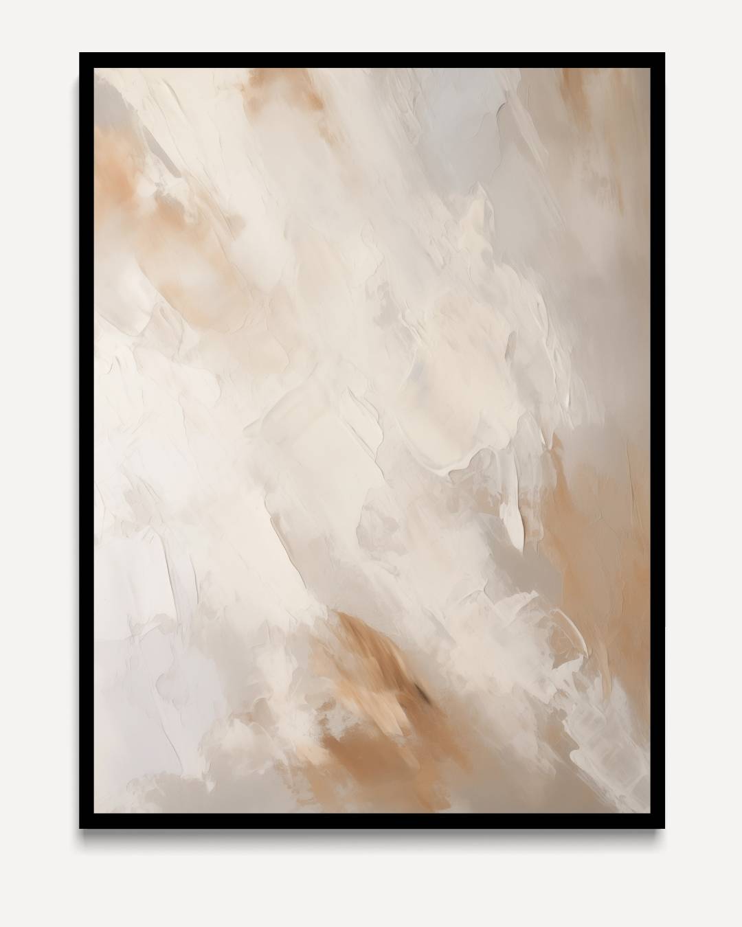 Warm abstraction in natural colours 