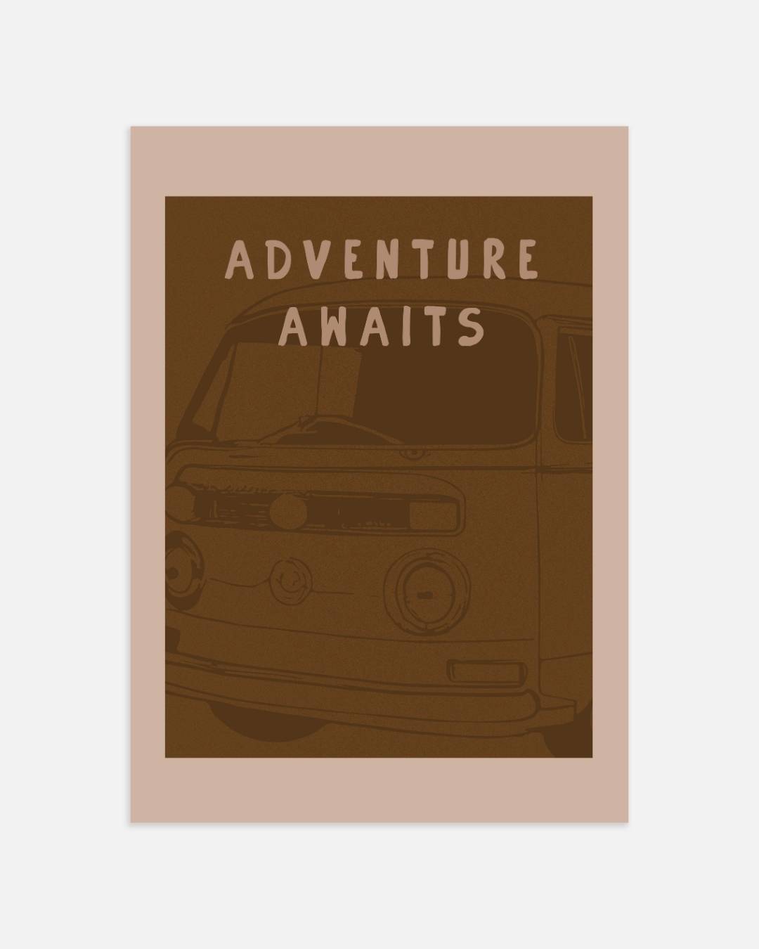 Vintage camper Poster