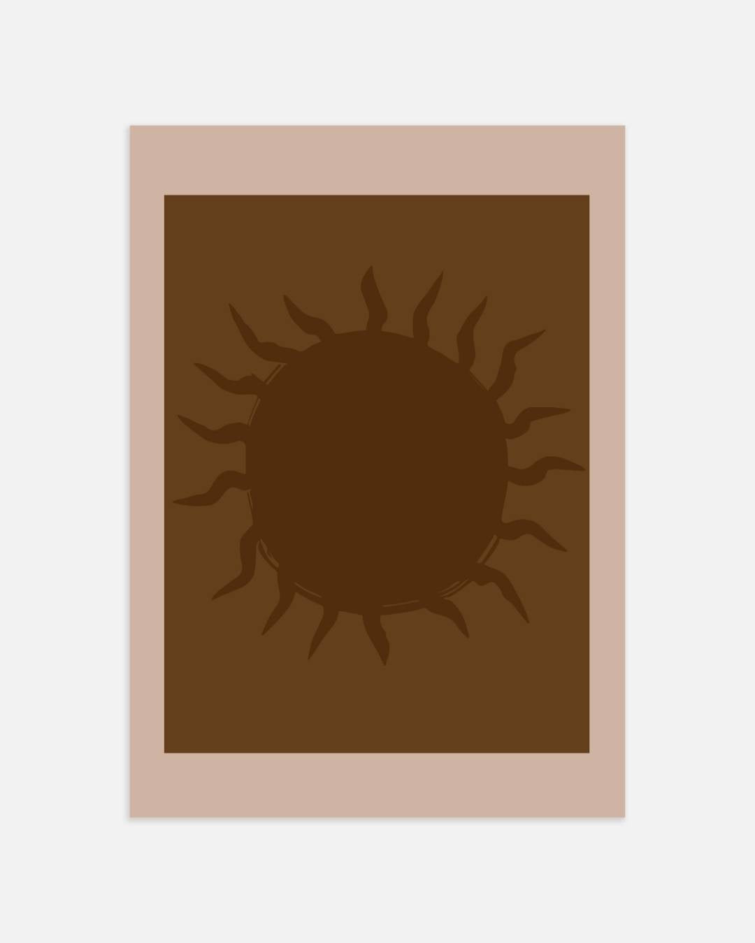 Vintage zon Poster