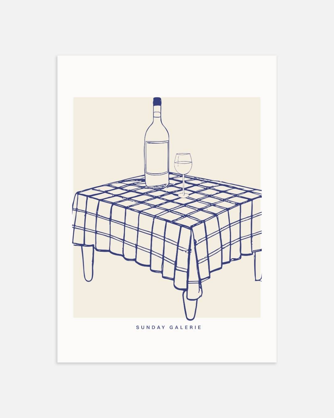 Gedekte tafel Poster