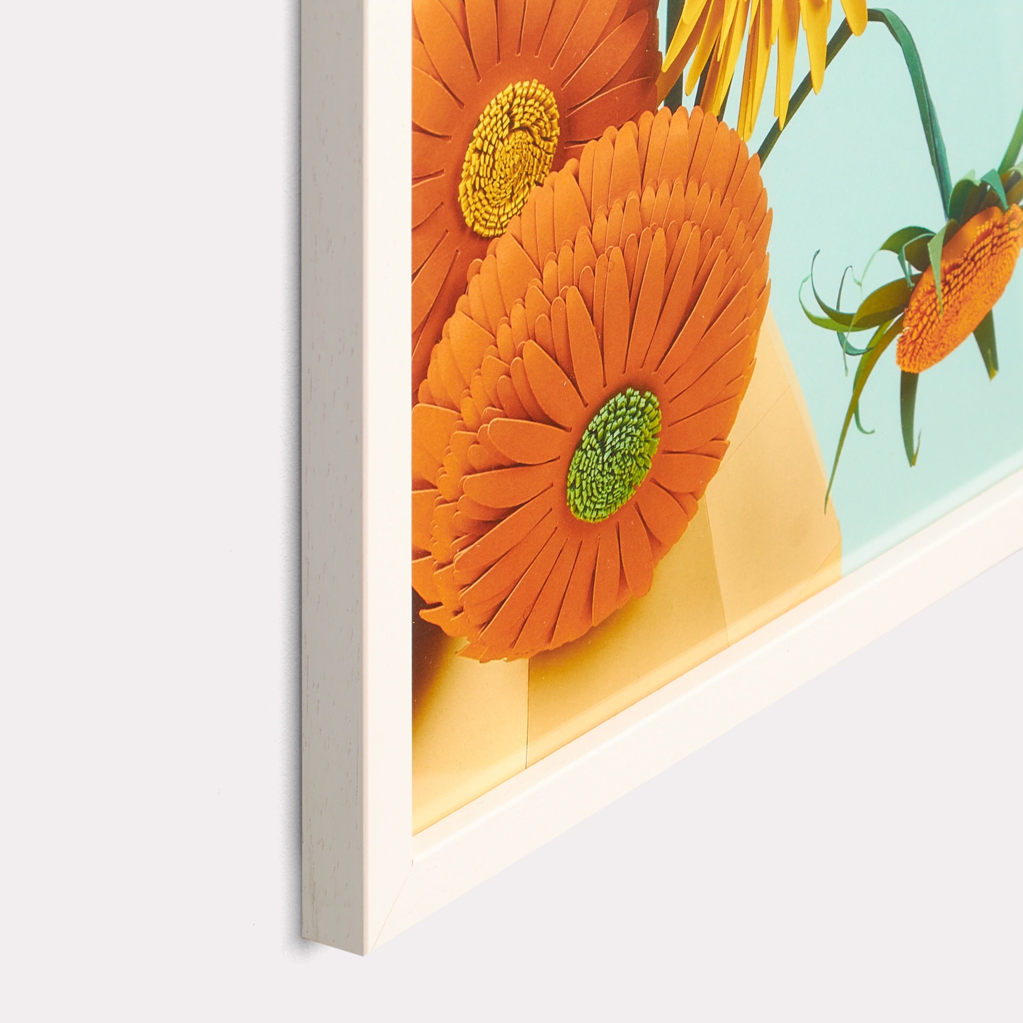 White interchangeable frame