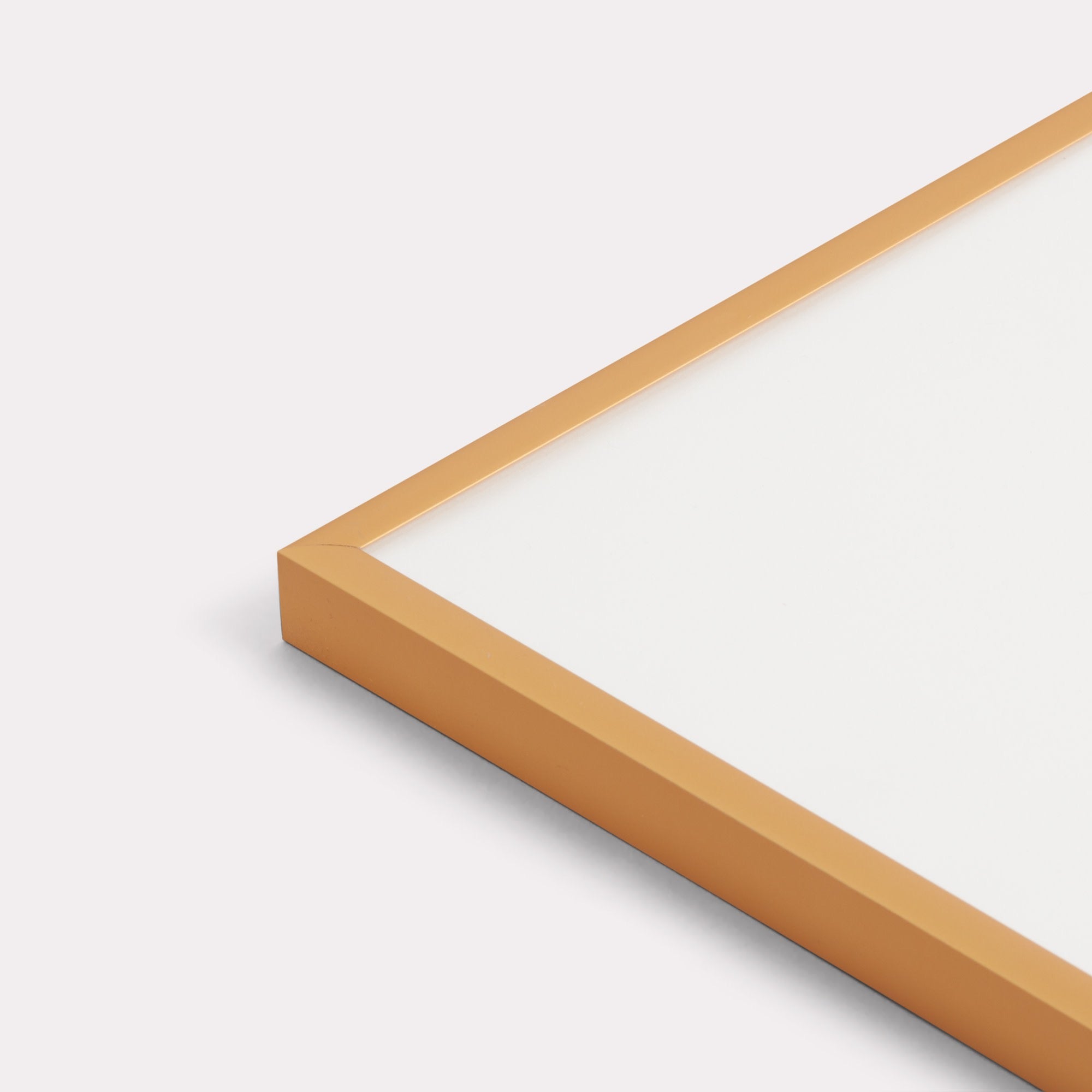 Aluminum frame, matt gold