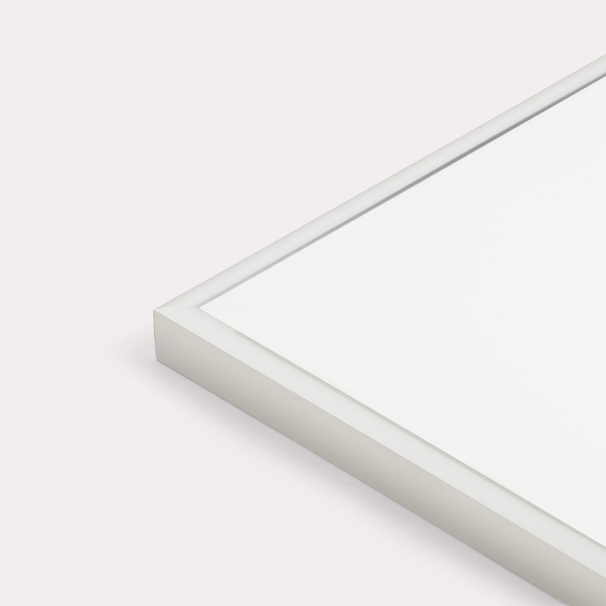 Aluminum frame silver gloss