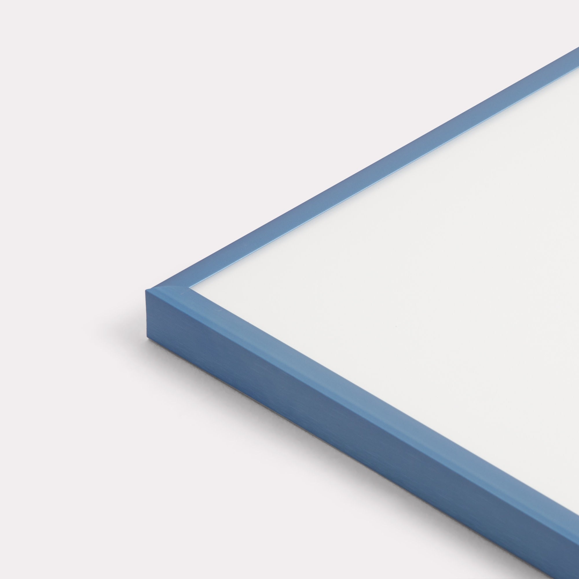 Aluminum frame, matt blue