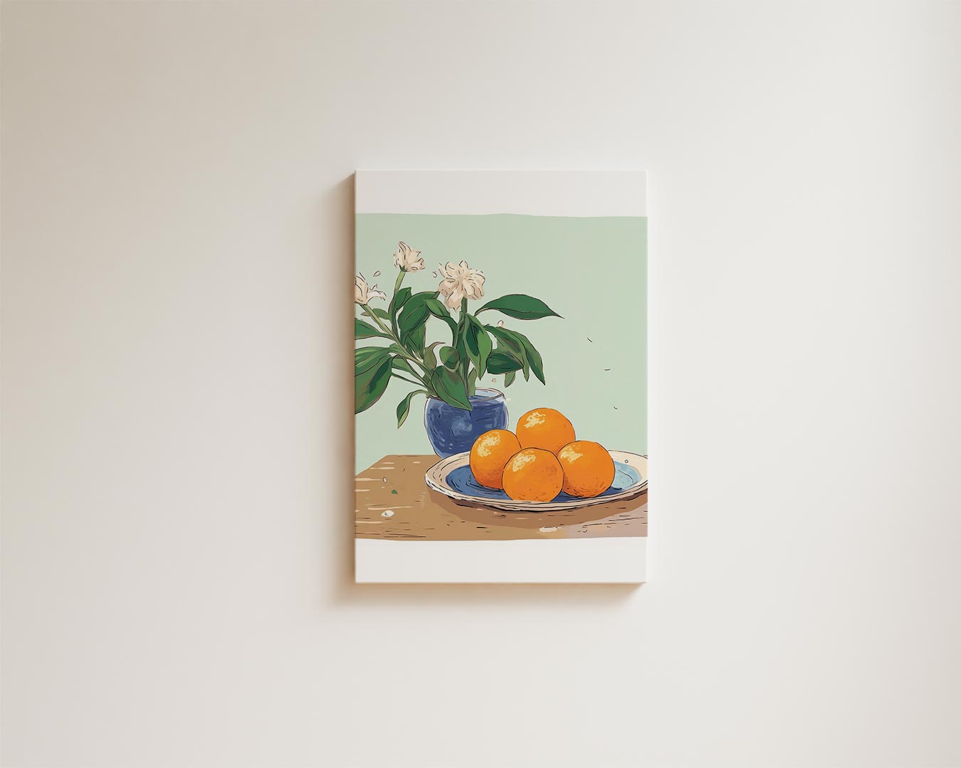 Oranges on the table