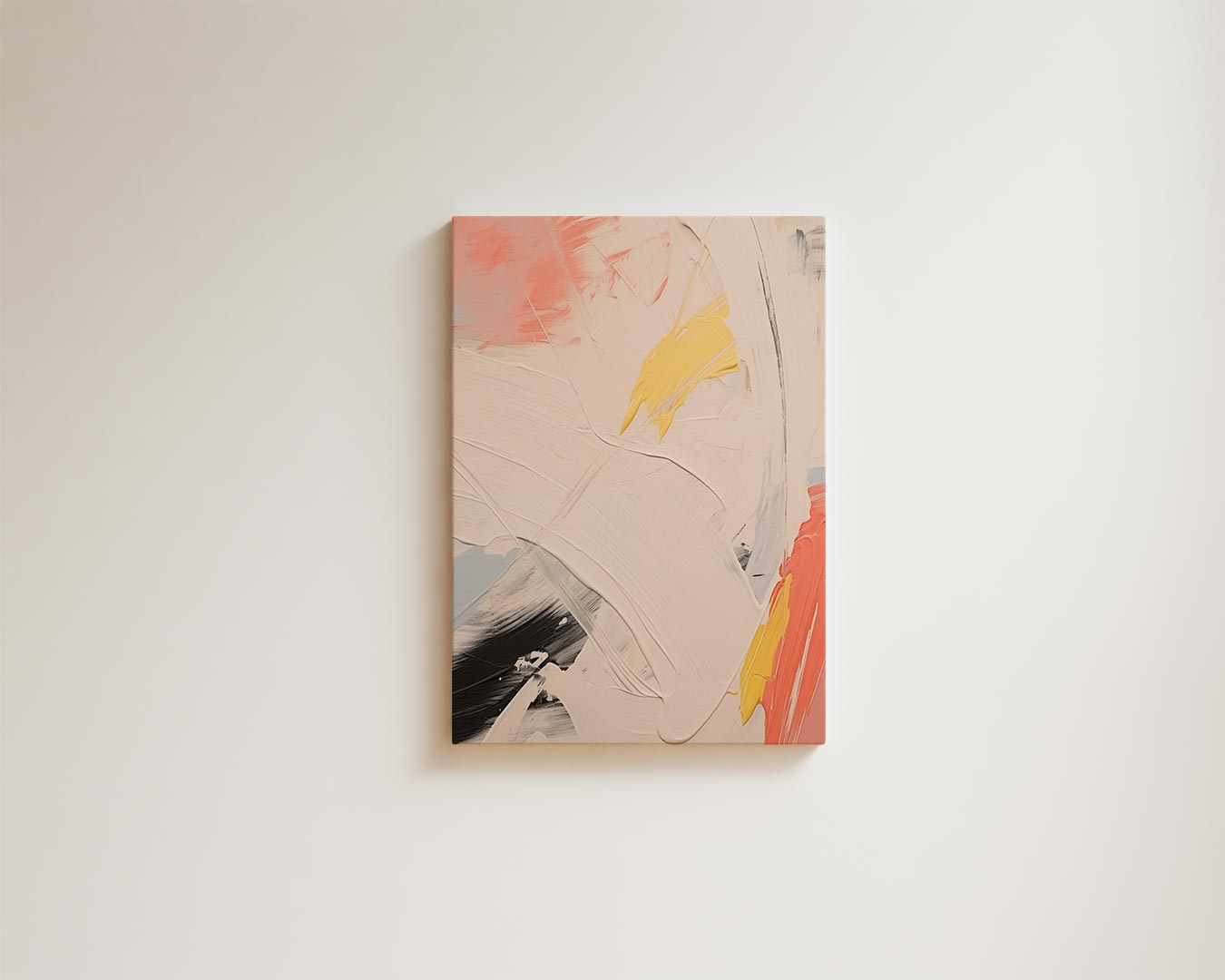 Abstract sunrise with yellow accents 