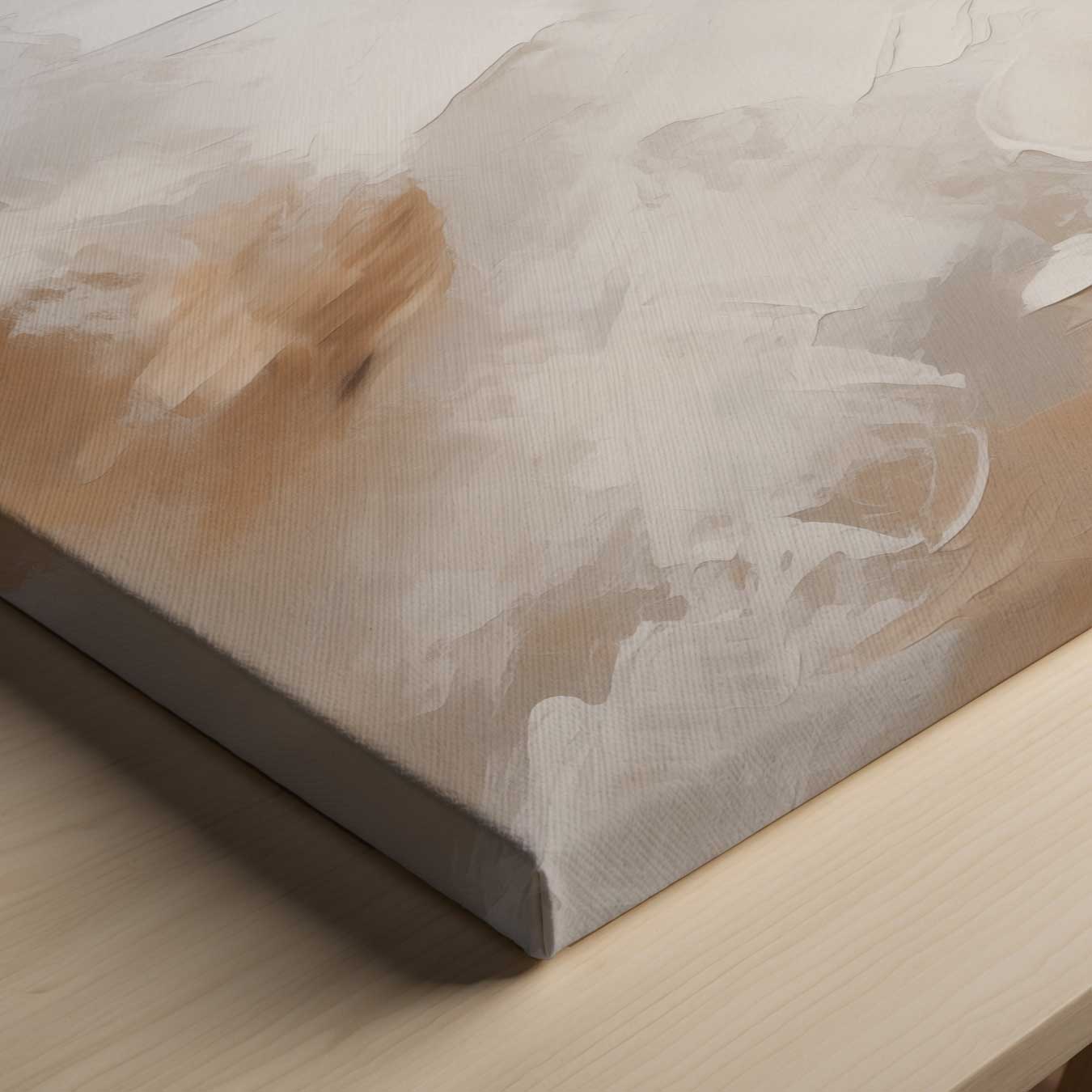 Warm abstraction in natural colours 